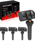 Preprogrammed 433 Mhz Tire Pressure Sensor Part Number 13533166 displayed with packaging, designed for Chevy Silverado Tahoe GMC 2021-2024.