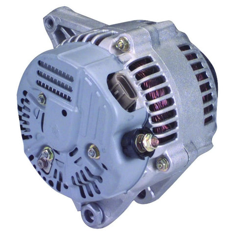 New Alternator For Toyota Sienna 3.0L 1998 2000 And Avalon 3.0L 1998 2004 Fits 98 99 00 01 02 03 04 Reliable Power In A Plug And Play Ready Drop In Unit With Replacement Numbers 1012117520 1022110650 27060 0A030 27060 0A050, rear view