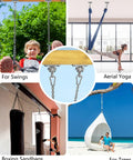 Beefy Heavy Duty Swing Hangers With Corrosion Resistant Alloy Steel 5000+ Lb Capacity for swings, aerial yoga, and boxing bags