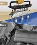 Three Station Sheet Roller And Bender For 0 To 90 Degree Bends With Large Radius Aluminum Standing Seam Roofing Tool on workspace