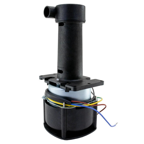Aftermarket Pump Motor Replacement For Hoshizaki Ice Machine 4A4259-01, black OEM-designed part with wiring detail