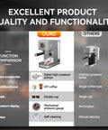 Slick Stainless Steel Espresso Machine Serving Hella Creamy Shots With 20 Bar Pressure And Automatic Milk Frother For Killer Cappuccinos Compact Home Brewer quality comparison chart.