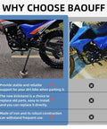 Kickstand For Hawk 250 And TBR7 Side Support Stand Replacement For Dirt Bike Hawk 250cc TBR 7 Easy To Install And Stable Parking