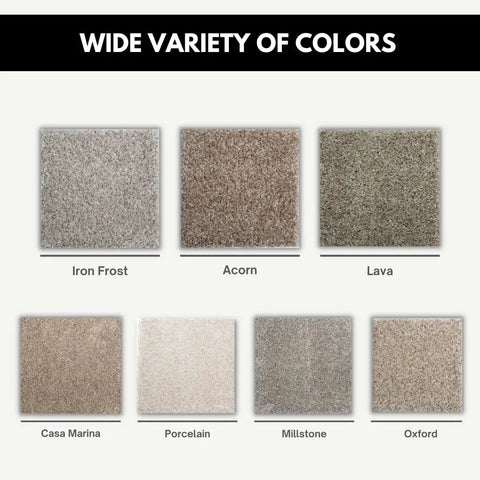 Color options for Premium 18x18 Inch Peel And Stick Carpet Tiles For Easy DIY Install With Soft Padded Feel And Seamless Look Made In The USA