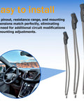 3 Pack 5 To 10 Turn Variable Resistor Kit Dead Simple Swap Upgrade For Car And Home Audio Gear Compatible With Metra Ibvr 5K Ohm showing installation in a car interior.