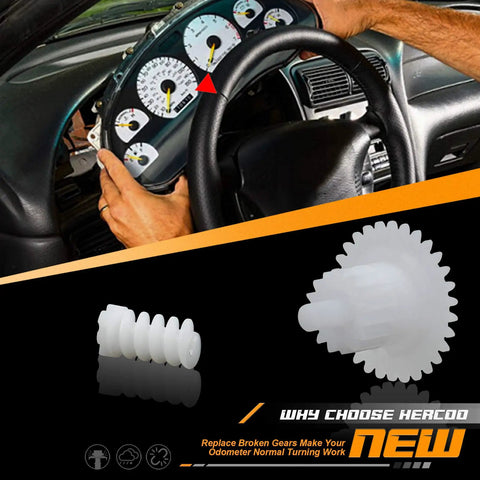 Mustang Speedometer Odometer Gear Repair Kit Pack Of 2 Compatible With Ford Mustang 1994 1995 1996 1997 1998 Heavy Duty Nylon Gear