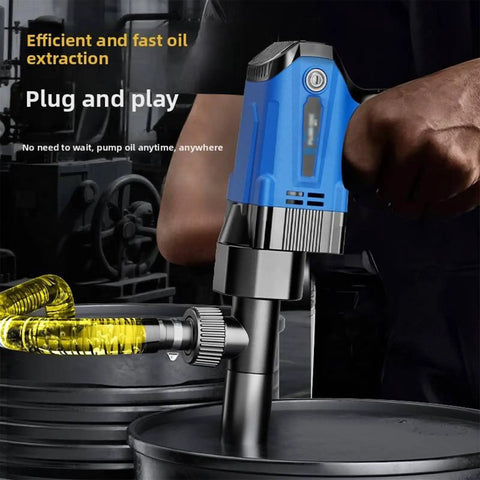 Heavy Duty Electric Drum Pump 2890W, Stainless Steel Construction With 3 Meter Hose, 90L Min Flow Rate, Variable Speed Control For Diesel Kerosene Water Transfer Jobs Made Easy