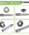 3/4 Inch 16 TPI Right Hand Thread Tap And Die Set UNF HSS High Speed Steel for metalworking projects