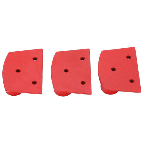Diamond Grinding Pads Set 30 Grit Trapezoid Concrete Floor Grinder Discs with Two Cylindrical Teeth for Granite, Stone, Terrazzo Polishing