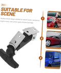 Elastic T Handle Draw Latches With Rubber Hood Catch Lock Bracket for Vehicle Toolboxes and Cargo Racks, black rubber