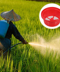 Backpack Sprayer Replacement Filter, 5.7 Inch Fine Mesh Strainer in use, ensuring uniform spray and crop coverage.