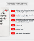 Remote control for Heavy Duty Solar LED Floodlight With Fast Trigger Motion Sensor Weatherproof Frame And Blinding Output For Side Yard Perimeter Gate Fence Barn Porch 30W