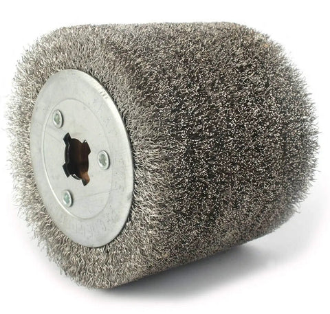 Stainless Steel Wire Wheel For Wood And Metal Surface Polishing And Rust Removal Heavy Duty Workhorse For Smoothing Deburring Grinding