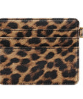 Ultra Slim Minimalist Card Holder Wallet With RFID Blocking, Pocket Ready And Lightweight, Leopard print front view