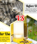 8 Pack Bee Water Feeders For Beehives, beekeeping watering station vs polluted ditch, clean water for hives outdoors
