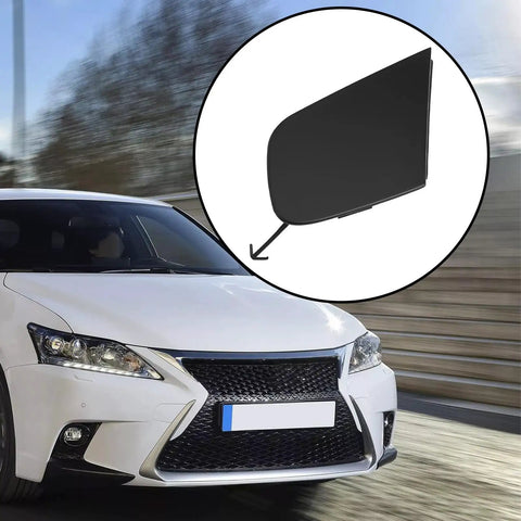 One Pair Front Bumper Tow Hook Eye Cover For Lexus CT200h 2014 2015 2016 2017 Durable Plastic OEM 52127-76904 52128-76904