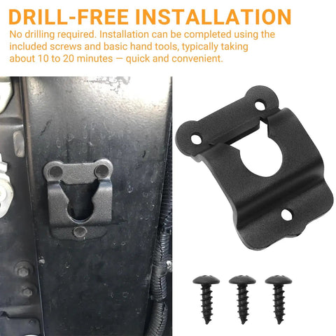 Heavy Duty Truck Bed Mounting Bracket Kit for BedXtender Extender Fence with bracket and screws, easy install, drill-free use.