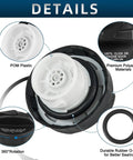 Mitsubishi Gas Cap And Fuel Tank Cap Replacement For Eclipse Endeavor Galant Outlander Outlander Sport 2004-2012 2013-2019 OEM 1711A004 details