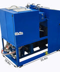 Heavy Duty Polyurethane Foam Spray Machine For Roof And Wall Insulation Featuring Fast Cure And Flawless Coating Coverage Built Like A Tank For Smooth Jobsite Execution, showing blue dual tank design.