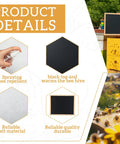 Product details of 2 Pack 10 Frame Universal Solar Fume Board For Beekeeping with black top and felt material