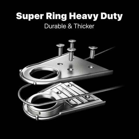 Super Ring Heavy Duty stainless steel mounting rings for sun shade sail canopy