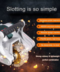 Dust Free Wall Groove Cutter With 9000 RPM Motor, 4800W Copper Wire Power, magnesium alloy body shows cutting blade