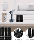 Heavy Duty 28 Piece Cylindrical Transfer Punch Set Built Tough Steel for precise positioning and alignment, displayed on a windowsill.
