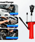 15T Hydraulic Cylinder Liner Puller Universal 80 to 135mm Wet Dry Sleeve Removal Tool For Engine And Tractor Repair Heavy Duty Liner Puller With Ergonomic Press Rod And Rugged Pro Grade 45 Steel Construction, red tool with puller rods