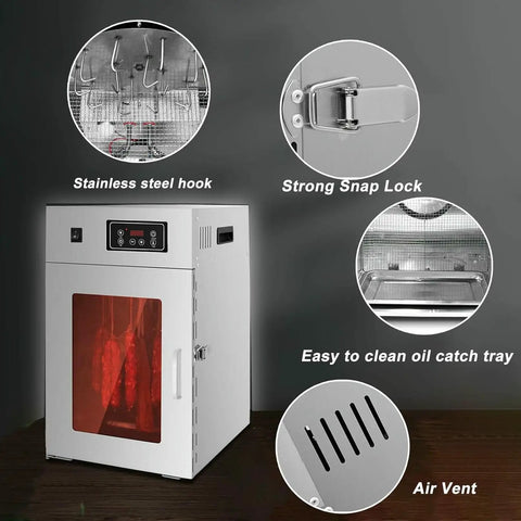 Game Changing Commercial Food Dehydrator Rocking A Sleek Rotary Drum built tough from stainless steel with strong snap lock.