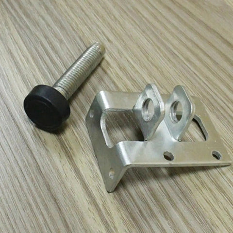 4 Pack Adjustable Furniture Leveling Feet With Carbon Steel Core and Nylon Caps non slip pads on wooden surface