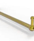 Dottingham Collection 36 Inch Towel Bar with Integrated Hooks, Solid Brass Construction, Polished Brass Finish, Space-Saving Rod