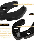 Two-piece Adjustable Gland Nut Wrench Set For Hydraulic Cylinders Built Tough Universal Small And Large Wrenches Heavy Duty Steel