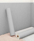 Top Notch Self Adhesive Peel And Stick Wallpaper Featuring Soft Linen Texture delivers heavy duty sound blocking and thermal warmth.