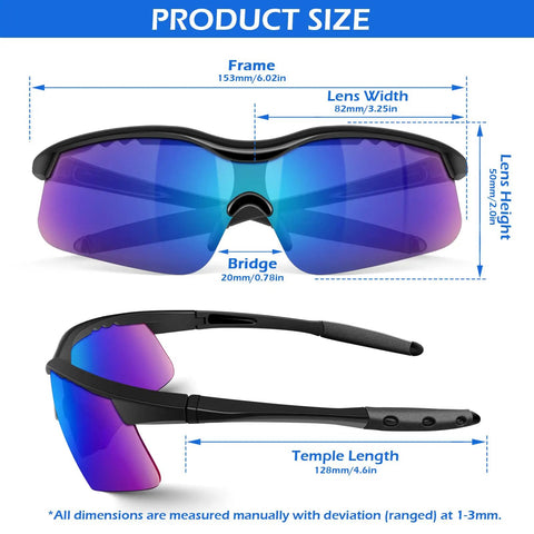 12 Pack Tinted Safety Glasses Protective Eyewear For Lab Shooting And Construction All Day Comfort ANSI Z87.1 UV block goggles front and side view