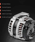 Rugged 12 Volt 160 Amp Alternator For Chevy Silverado 1500 Tahoe Suburban GMC Sierra Yukon Cadillac Escalade Hummer H2 With 6 Groove Pulley CW Replace 15093928 15857608 ADR0369