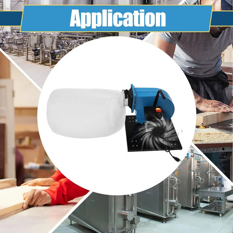 Rugged 1HP Dust Workhorse With 550 CFM Power; versatile dust collector for woodworking and industrial applications.
