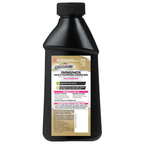 Multi Purpose Fungicide Spray Concentrate For Gardens Rainproof Protection Up To Two Weeks bottle front label