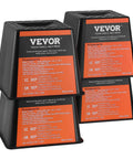 Stacked RV Leveling Blocks For Trailers And Campers, 6000 Lbs Capacity Polypropylene Stabilizer Blocks, Heavy Duty 4 Pack