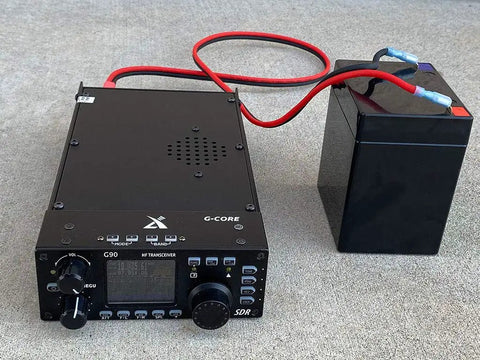 Battery Power Connector Cord For G90 Ham Radio, 3ft 16 Gauge Low Resistance Wire connecting radio to battery