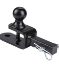 Heavy Duty ATV UTV Trailer Hitch Ball Mount Kit with 2 Inch Ball Clevis Pin Fits One and One Quarter Inch Receiver Three Coupling Styles