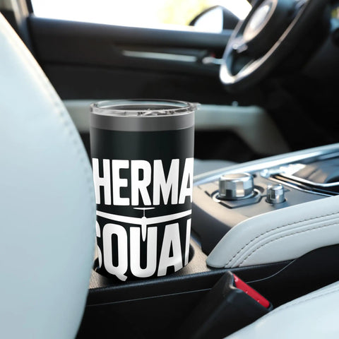 Insulated Stainless Steel Tumbler For Sailplane Pilots And Glider Club Fans Keeps Drinks Cold Or Hot On Flight Lines in car cup holder