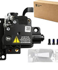 Stainless Steel P1 Extruder Unit Upgrade With Dual Gears For P1P And P1S 3D Printers, black extruder with box and screws