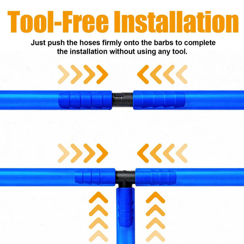 Ultimate Auto Vacuum Hose Kit With 6 Ft Silicone Tubes And 115 Nylon Connectors For Hot Rods And Muscle Cars Plus Quick Fix Fittings, tool-free install