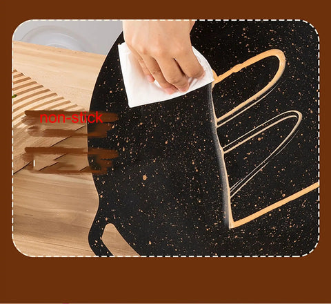 Hand cleaning Thin 9.4 Inch Iron Grill Pan With Nonstick Coating For Stovetop Cooking, Lightweight Outdoor Grill Tray