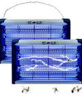 20W Indoor Bug Zapper with UV light mosquito trap, safe mesh guard for home, office and restaurant use.