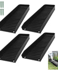 Rain Gutter Downspout Splash Block Extender With Ladder Downwards Design For Easy Install 16 Inch Fixable Downspout Extender
