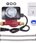 Reliable Hot Water Recirculation Pump Replacement Featuring A Smooth 1/25 Hp 115 Volt Motor With A No Fuss 3/4 Inch Direct Connection components including hoses and timer.