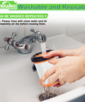Person washing Must Have Replacement Filter Kit For Shark Wandvac ION W1 S87 under faucet
