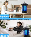 High Power 4200V Mosquito Killer For Indoor And Outdoor Use With 15W UV Lamp Waterproof Insect Trap in living room and bedroom