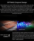 OPTMAG design for 2D Lidar Sensor For Robot Nav And Mapping 360 Degree Laser Scanner With 12 Meter Range And 16000 Laser Ranging Samples Per Second, showing wireless power and optical communication details.